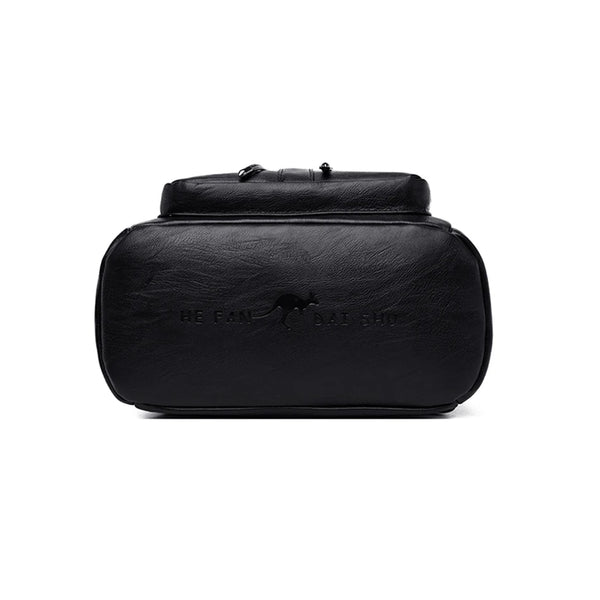 Sac à dos tendance en cuir souple pour femme