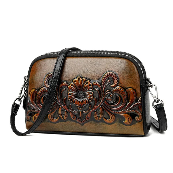 Sac à bandoulière en Relief rétro