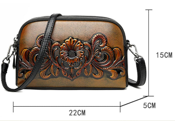 Sac à bandoulière en Relief rétro