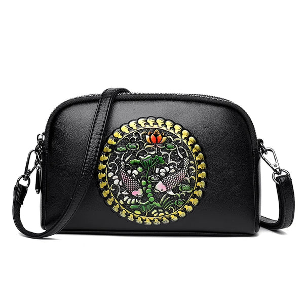 Sac à bandoulière en Relief rétro