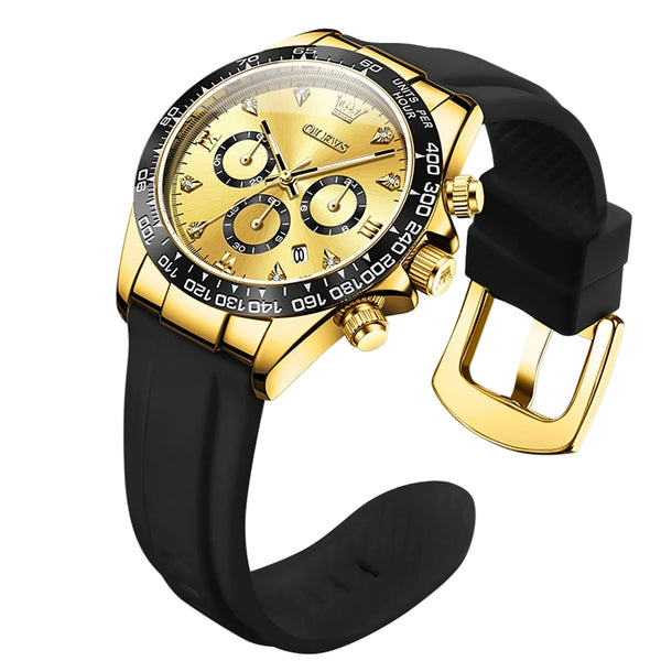 Couple Montres homme et femme assorties, élégantes et modernes – Bracelet silicone affichage lumineux date automatique