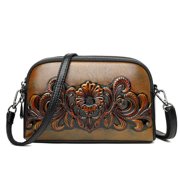 Sac à bandoulière en Relief rétro