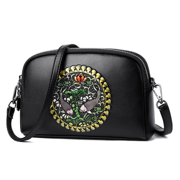 Sac à bandoulière en Relief rétro