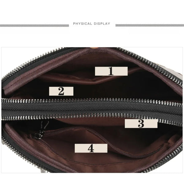 Sac à bandoulière en Relief rétro