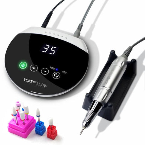 beautefeminine.fr Argent Perceuse à ongles électrique pour manucure avec écran tactile