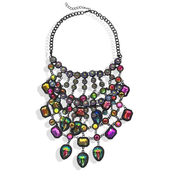 beautefeminine.fr bijoux ras du cou Moel 2 Collier tendance cristal et métal pour femmes