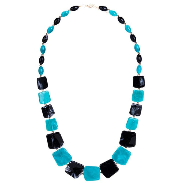 beautefeminine.fr Bleu Collier de perles longues pour femme