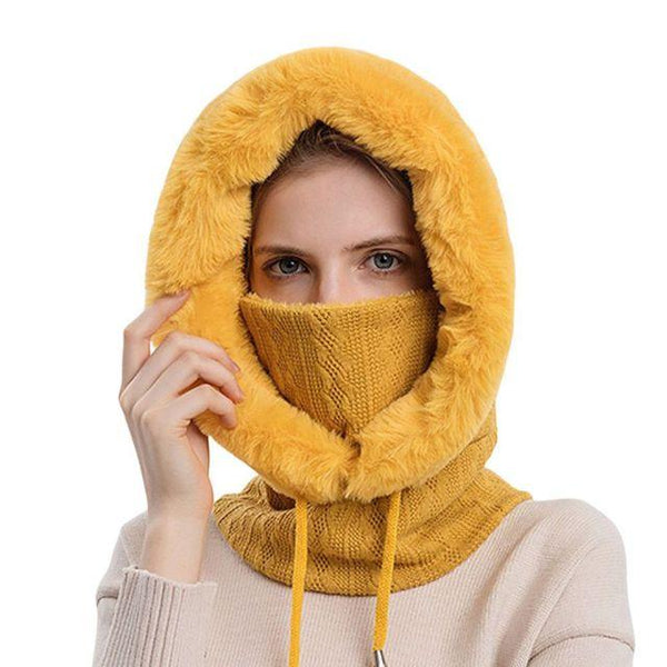beautefeminine.fr Bonnet Jaune Bonnet à capuche pour femme