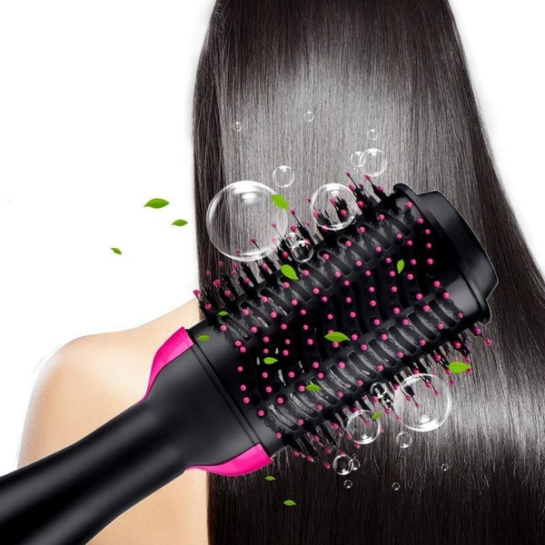 beautefeminine.fr Brosse électrique Noir Brosse électrique sèche cheveux