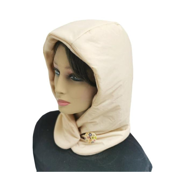 beautefeminine.fr Chapeau Beige Chapeau à capuche double face