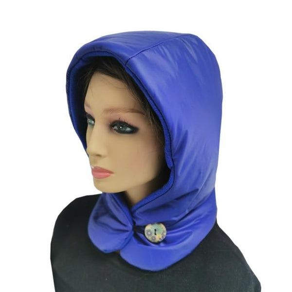 beautefeminine.fr Chapeau Bleu Chapeau à capuche double face