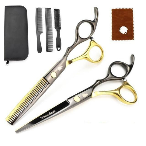 beautefeminine.fr ciseaux de coiffure Or Ensemble de ciseaux de coiffure