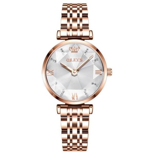 beautefeminine.fr coffret bijoux Ensemble montre bracelet acier inoxydable tendance pour femme