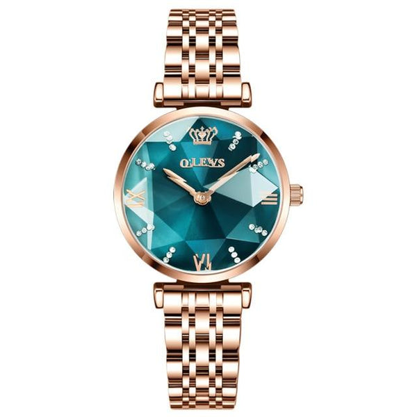 beautefeminine.fr coffret bijoux Ensemble montre bracelet acier inoxydable tendance pour femme