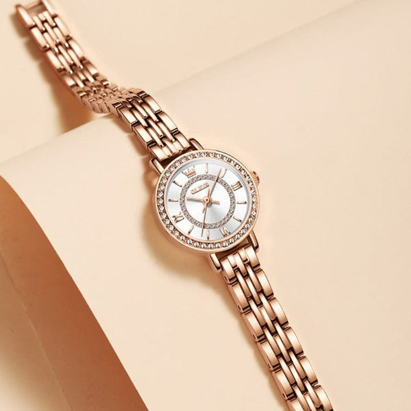 beautefeminine.fr Coffret Montre pour femmes avec bracelet- collier élégant