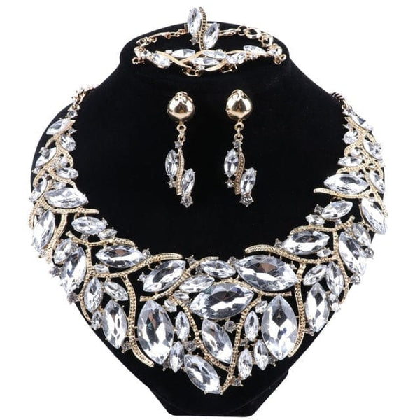 beautefeminine.fr Collier Argent Collier boucles d'oreilles bracelet pour femme