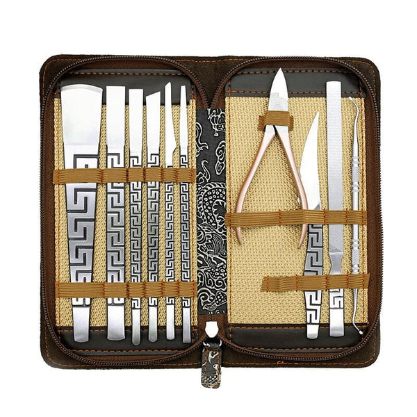 Clamanta Beauty Couteau de pédicure professionnels 10 Pcs