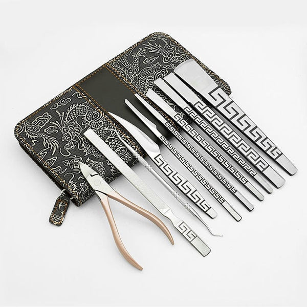 Clamanta Beauty Couteau de pédicure professionnels 10 Pcs