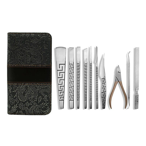 Clamanta Beauty Couteau de pédicure professionnels 10 Pcs