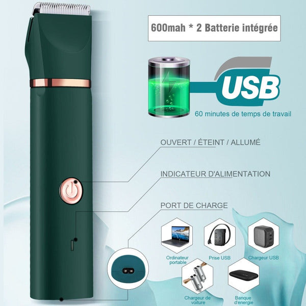 Clamanta Beauty Epilateur électrique pour femmes