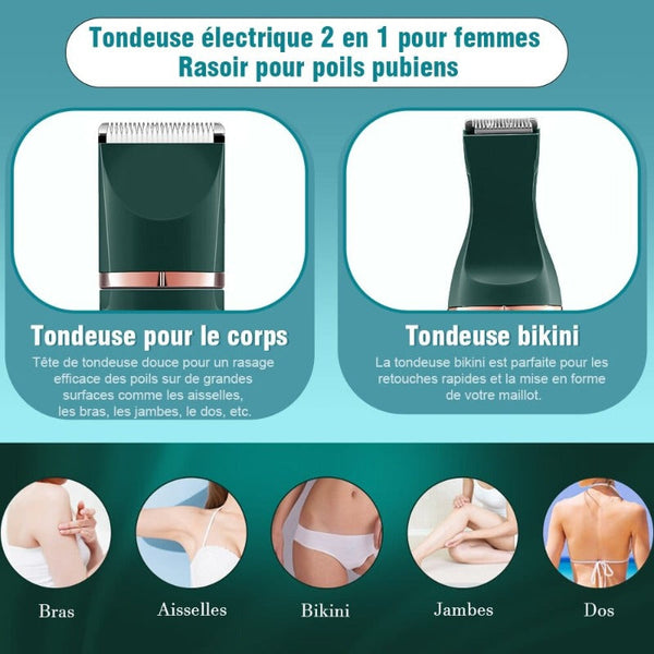 Clamanta Beauty Epilateur électrique pour femmes