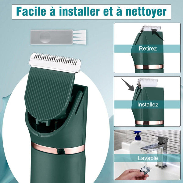 Clamanta Beauty Epilateur électrique pour femmes