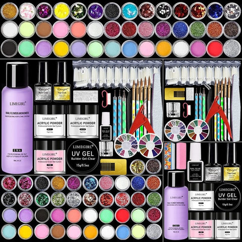 beautefeminine.fr Kit d'ongles Kit d'ongles en acrylique