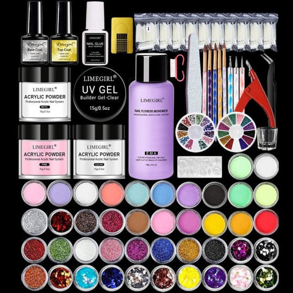 beautefeminine.fr Kit d'ongles Model-2 Kit d'ongles en acrylique