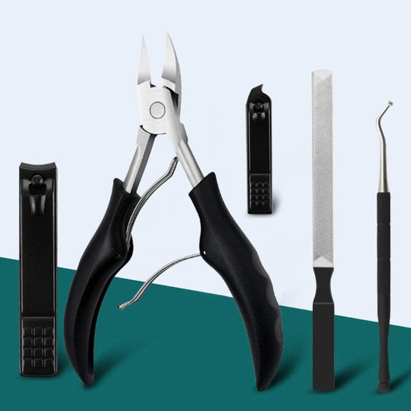 Clamanta Beauty Kit de pédicure rasoir pour les orteils lime râpe