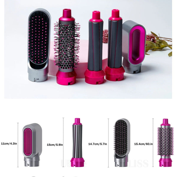 Clamanta Beauty Kit de sèche-cheveux électrique 5 en 1