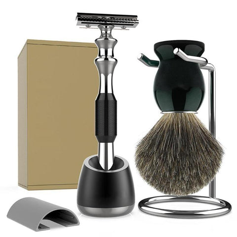 beautefeminine.fr Kits de rasage Ensemble de brosse et de rasoir kit de rasage homme