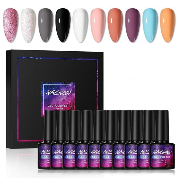 Clamanta Beauty Model-13 Kit de Vernis à ongles Semi-permanent