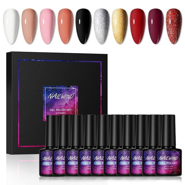 Clamanta Beauty Model-15 Kit de Vernis à ongles Semi-permanent