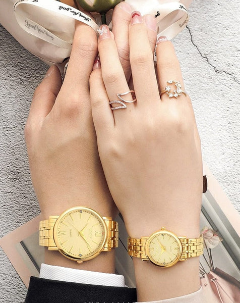 Clamanta Beauty Montre à Quartz original pour homme et femme