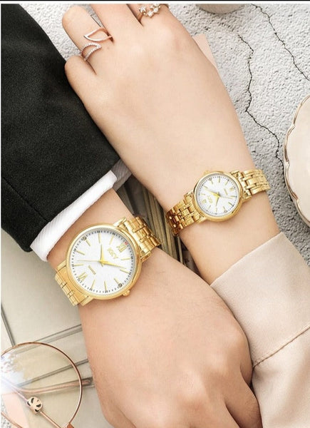 Clamanta Beauty Montre à Quartz original pour homme et femme