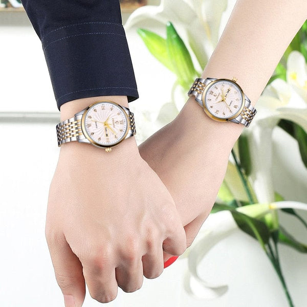 Clamanta Beauty Montre À Quartz pour homme et femme