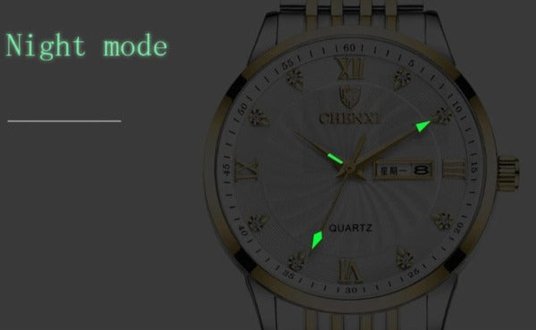 Clamanta Beauty Montre À Quartz pour homme et femme