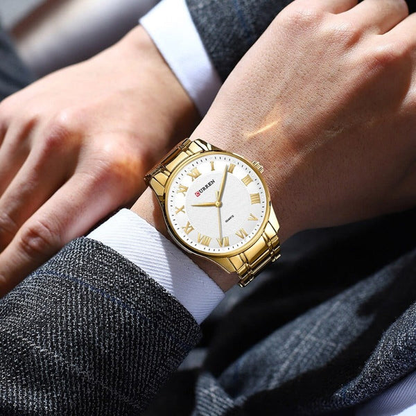 Clamanta Beauty Montre a Quartz Quartz pour Couple