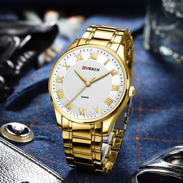 Clamanta Beauty Montre a Quartz Quartz pour Couple