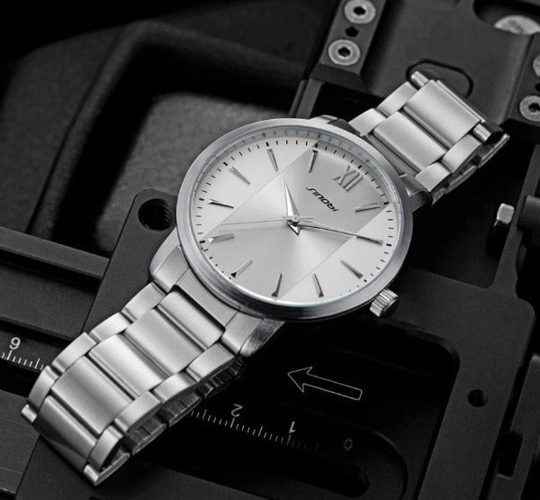 Clamanta Beauty Montre à Quartz simple et chic pour homme et femme