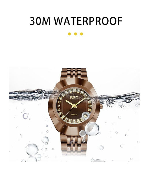 Clamanta Beauty Montre-bracelet pour couple mode classique