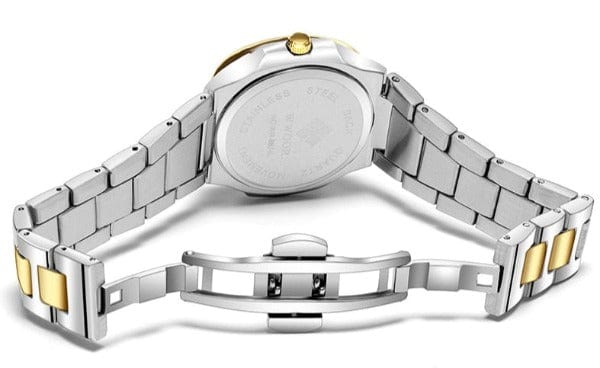 Clamanta Beauty Montre carré et bracelets pour femmes