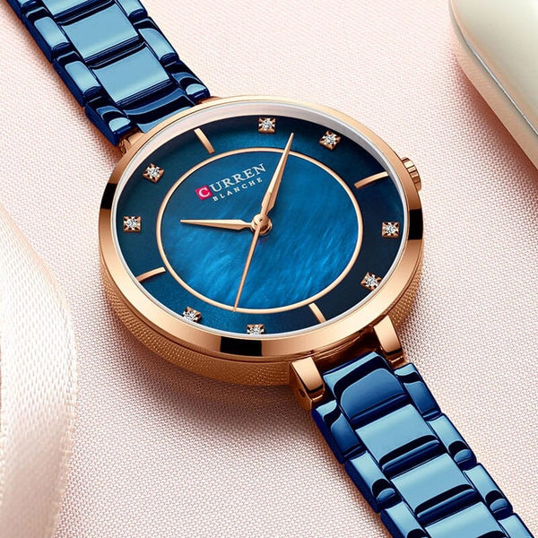 Clamanta Beauty Montres de Couple pour hommes et femme