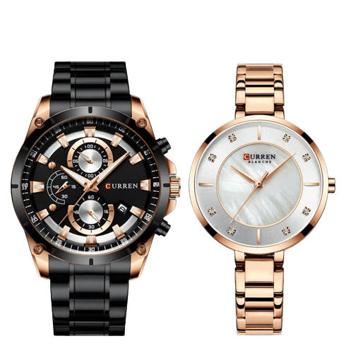 Clamanta Beauty Noir Montre simplement soft pour homme et femme
