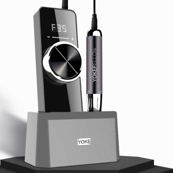 Clamanta Beauty Noir Perceuse à ongles pour manucure 35000 RPM Rechargeable