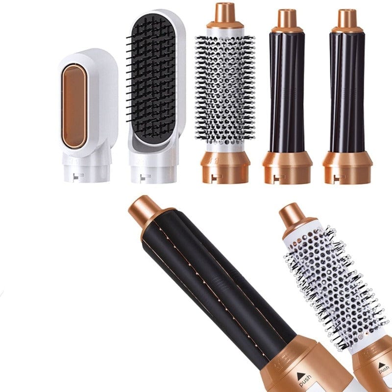 Clamanta Beauty Or Kit de sèche-cheveux électrique 5 en 1