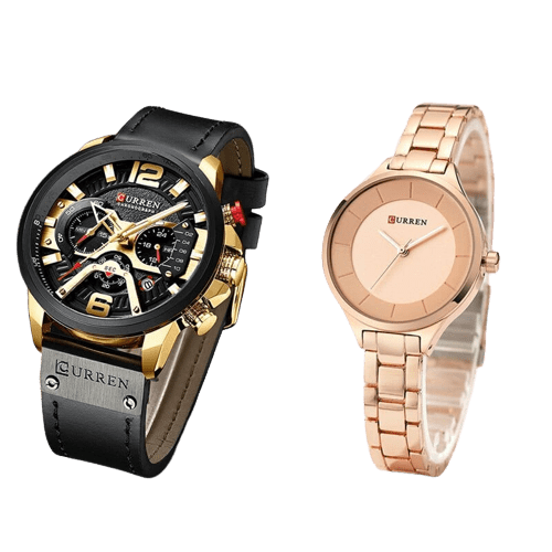 Clamanta Beauty Or Montre chronographe de Couple