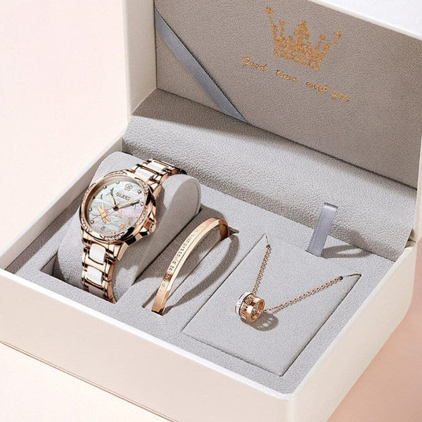 Clamanta Beauty Or Montre de luxe pour femmes