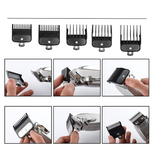 beautefeminine.fr Tondeuse Argent Tondeuse a cheveux-rasoir électrique pour homme