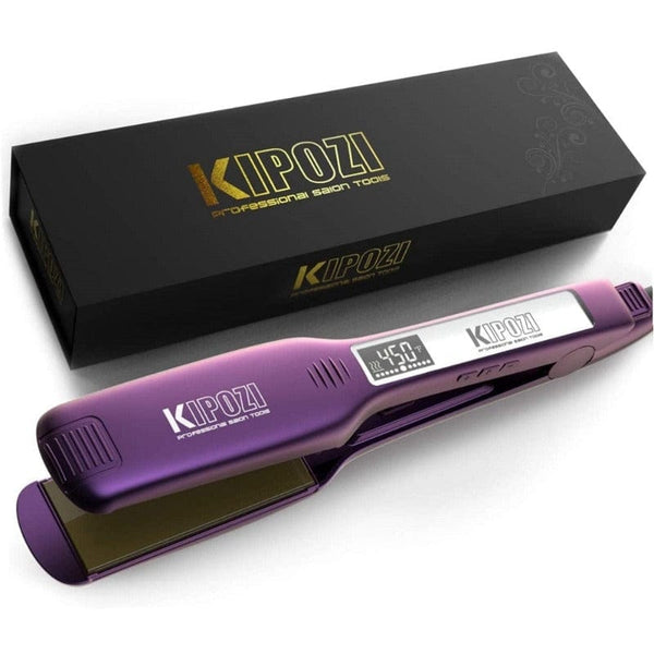 Clamanta Beauty Violet Fer plat à chaleur rapide avec minuterie intelligente -lisseur de cheveux professionnel